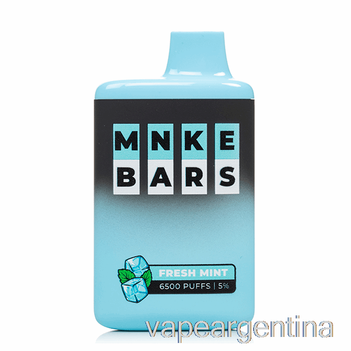 Mnke Bars 6500 Vape Desechables De Menta Fresca Argentina